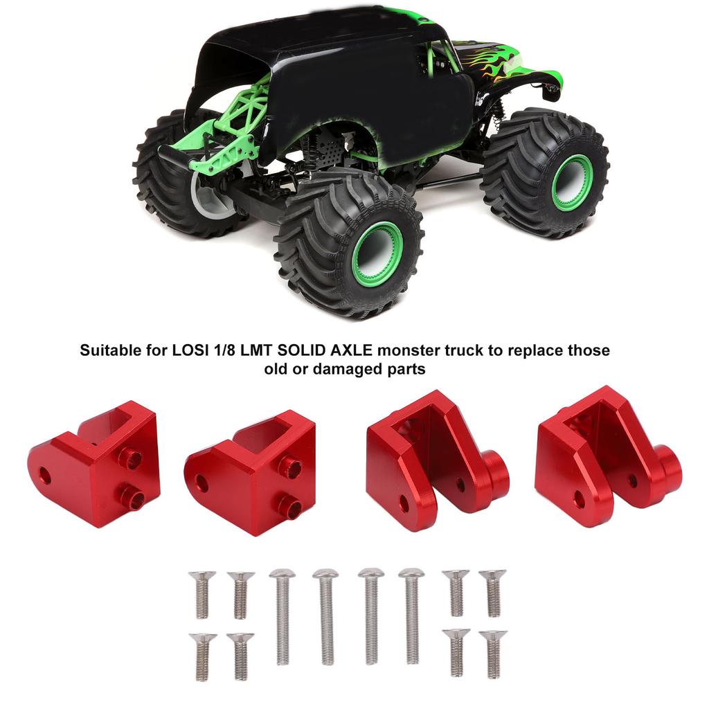 RC Front Rear Axle Shock Mount Bracket Heavy Duty Aluminium Alloy for LOSI 1Celsius8 LMT   AXLE   Truck