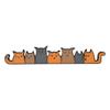 Creative Cat Refrigerator Sticker Clip, Refrigerator Album Clip Home Animal Cat Cultural And Creative Refrigerator Magnet