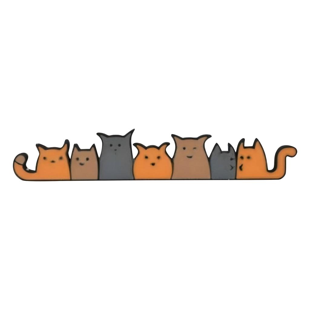Creative Cat Refrigerator Sticker Clip, Refrigerator Album Clip Home Animal Cat Cultural And Creative Refrigerator Magnet