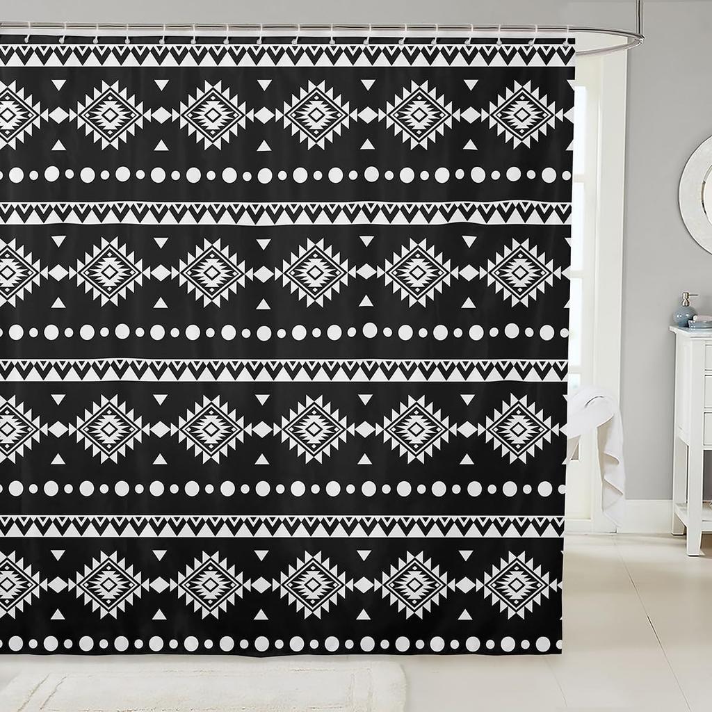 Japanese Style Bathroom Accessories Dragon Shower Curtain Magical Animals Bath Curtain Western Wildlife Theme Bathroom Sets