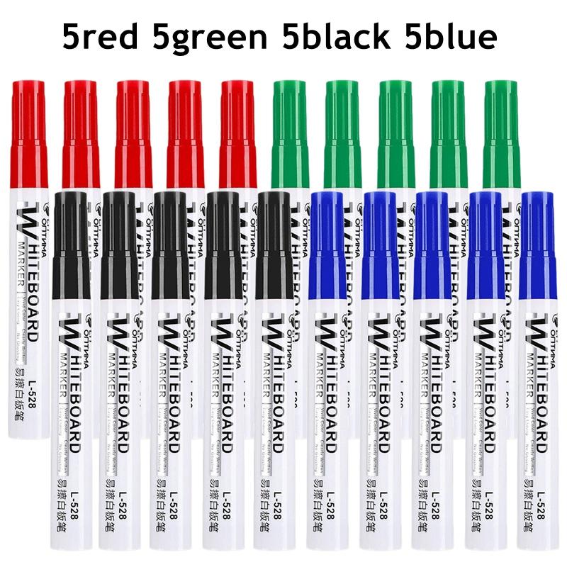 4-100Pcs Erasable Whiteboard Marker Pen Blackboard Marker Teaching Chalk for Glass Office School Stationery White Board Marker