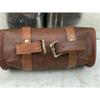 Bag Leather Saddle Tool Genuine Bike Bicycle Motorcycle Vintage Brown Handcraft