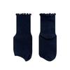 1 Pair Japanese Solid Color Sheer Toe Socks Split Toe Casual Fashion Ballet Lace Trim Calf Socks Half Foot Socks for Flip Flops