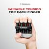 D'Addario Training Tool for Grip Strength Training, Hand Trainer with Tension Adjustment Screw, V...