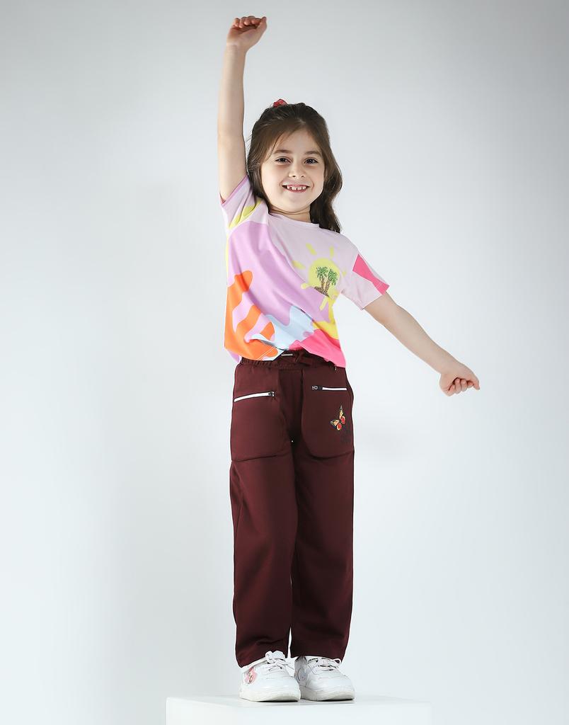 Monte Carlo Girls Regular Fit Summer Top