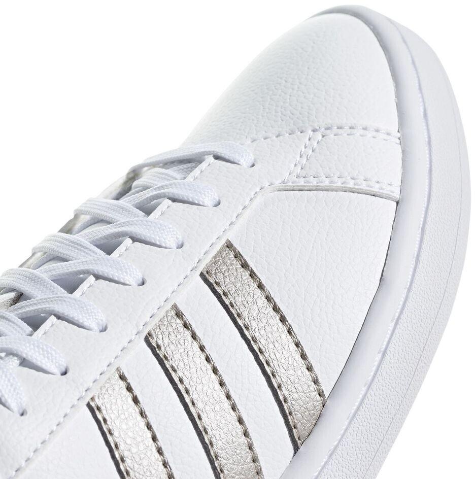 Кроссовки Adidas Grand Court Women ftwr white/platin met./ftwr white