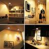 Remote Wireless LED Spotlights Rotatable Accent Lights Battery Powered Puck Picture Lights Indoor Closet Lights Wall Lamp