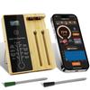 Outdoor, Home Food Thermometer with 2 Probe with Repeater Barbecue Thermometer Meat Food Thermometer Smart APP Wireless Thermome