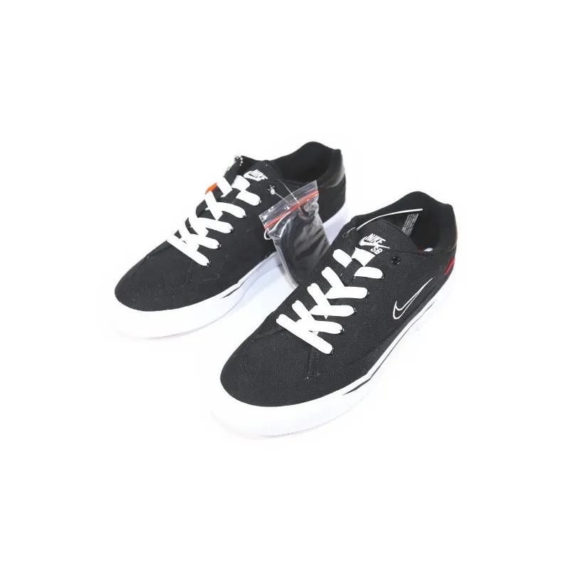 Nike SB GTS QS 'Black' (Unisex) Black / Black-White Skate Shoes 801621 001