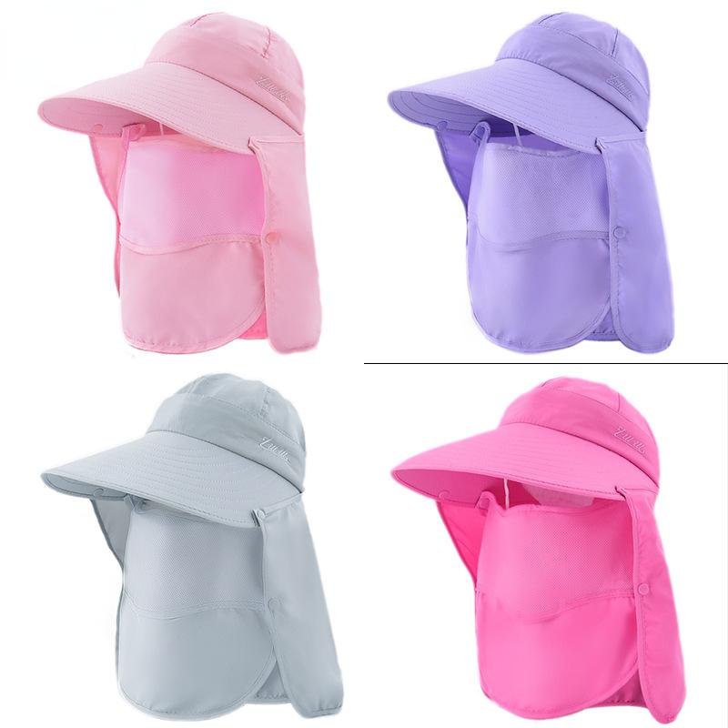 Vara in aer liber doamnelor cu margine mare protectie solara caciula de soare protectie solara parasolar caciula