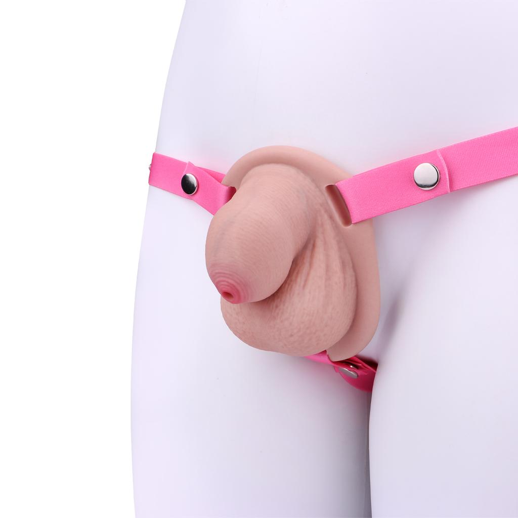 Men’s Silicone Urethral Chastity Cage with Catheter Cock Ring BDSM Adult Toy