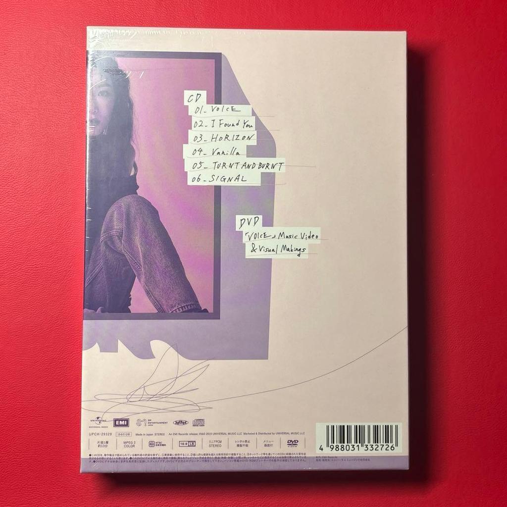 [USED] VOICE First Press Limited Edition B Visual Edition Taeyeon