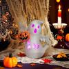 Halloween Ghost Decoration Resin Ghost Light Spooky Halloween Decoration Set Light Up Ghost Pumpkin Witch for Home