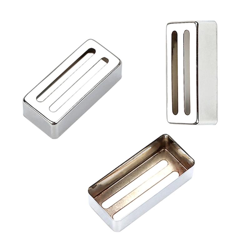 Electric Guitars Pickup Cover Two Slot Metal Case Brass Humbuckers Cover Modern Style Guitar Pickup Protections Cover