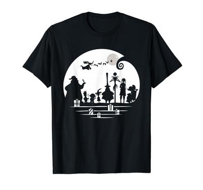 Disney The Nightmare Before Christmas Holiday Silhouette T-Shirt