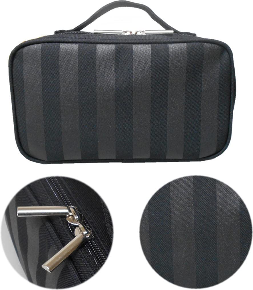 Schwarze gestreifte Näh-Tasche, Einzelartikel, Grundschule Hauswirtschaft, Einfaches Schwarz