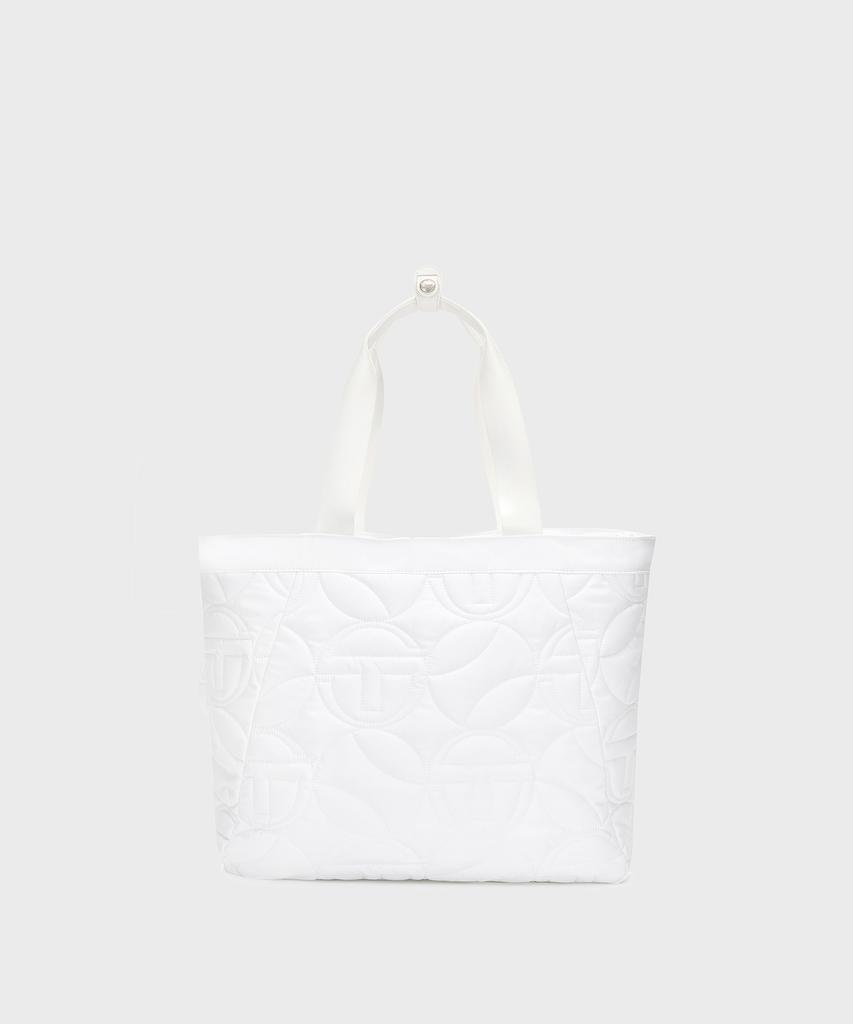 Sergio Tacchini W Lapaca Quilted Tote Bag (White)