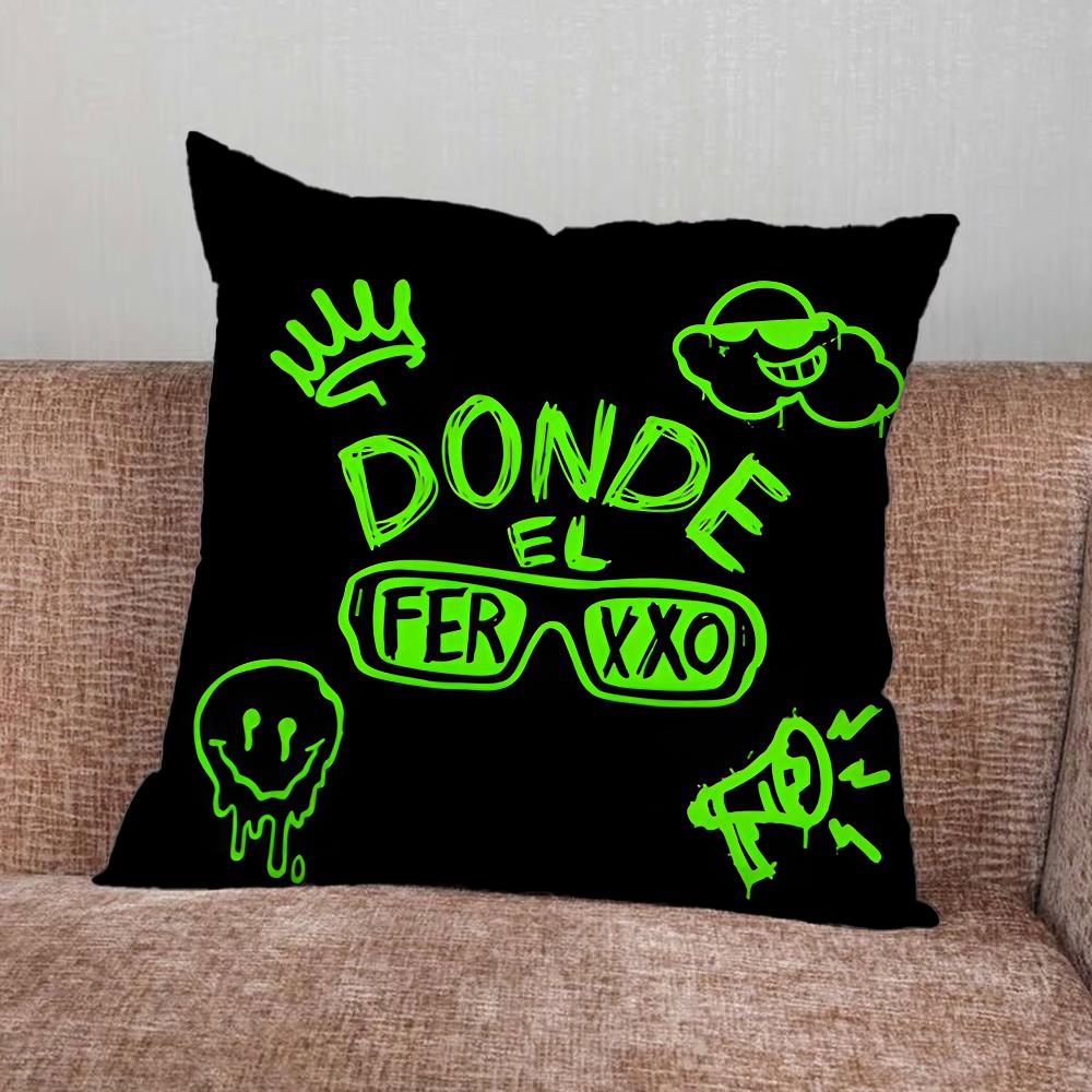 Singer F-Feid Ferxxo Sixdo Pillow Case For Home Bedroom Car Office Decoration Living Room Sofa Cushion Cover Suitable