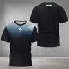 Herren Sommer Wettkampf Trainings T-Shirt 3D Buchstaben Druck Modisches Kurzarm Top Outdoor Lässig Sport Rundhals Kleidung