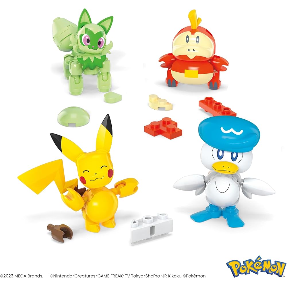 Mega Pokmon Paldea Region Block Set 79 Pieces for Ages 6 and Up