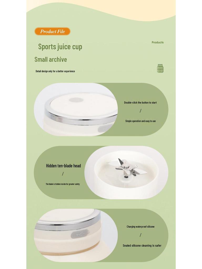 OSTMARS Wireless Multifunctional Portable Juicer Cup