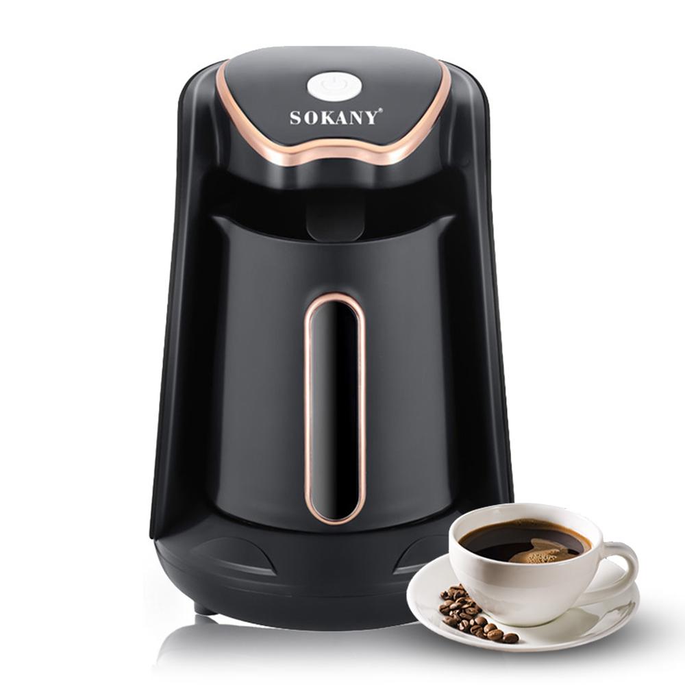 SOKANY Electric Turkish Coffee Maker Machine with Cup Coffee Pot Single Serve Espresso Maker 600W Heating Coffee Pot