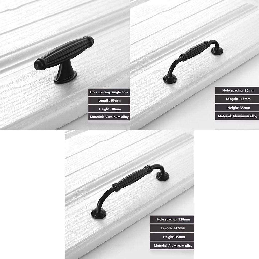 Aluminum Alloy Arched Cabinet Door Handles Minimalist Retro Style Drawer Handle Light Luxury Multifunctional Furniture Handles