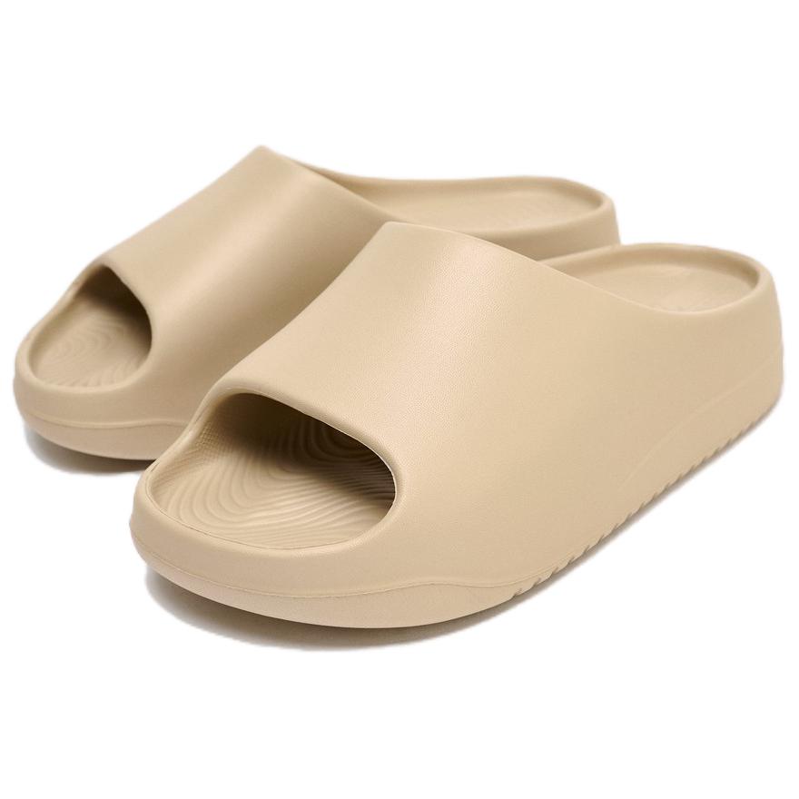 Zara Sandales Décontractées Élégantes Tendance Imperméables à Semelle Épaisse à Bout Rond à Enfiler Chaussures pour Femmes Beige 15501510102-38