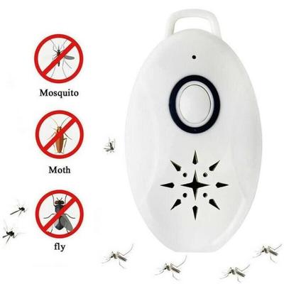 Pest repellent,USB Ultrasonic Flea Repeller, Portable Electronic Outdoor Mosquito Repellent, Silent Ring [D770939399]