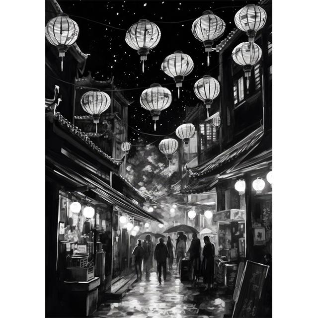 

Черно-белые чернила животный пейзаж Принты Постер Холст HD Живопись Современное настенное искусство Картина для гостиной Спальни Домашнего декора 21x30cm No Framed