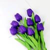 1PC 34cm PU Tulip Real Touch Artificial Flowers Tulip Bouquet for Christmas Halloween Wedding Home Party Decoration Fake Flowers