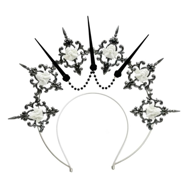 Sophisticated Headbands Elegant Metal Hair Accessory Comfortable Wear Hair Decors For Themed Event Cosplay
