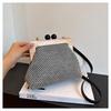 Fashionable and Trendy Straw-woven Small Square Bag Stylish and Versatile Personalized Single-shoulder Crossbody Bag