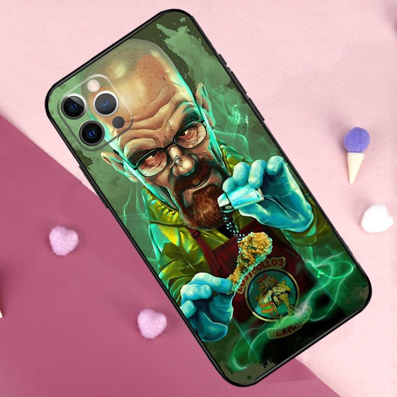 Heisenberg Breaking Bad Cover For iPhone 15 16 14 13 12 11 Pro Max Mini 7 8 Plus X XR XS Max Phone Case