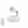 Magnetische Saugnapf Magnetische LED-Spotlight 13 Farben Dimmbar Kabellose Nachtleuchte Batteriebetrieben mit Fernbedienung Wandleuchte