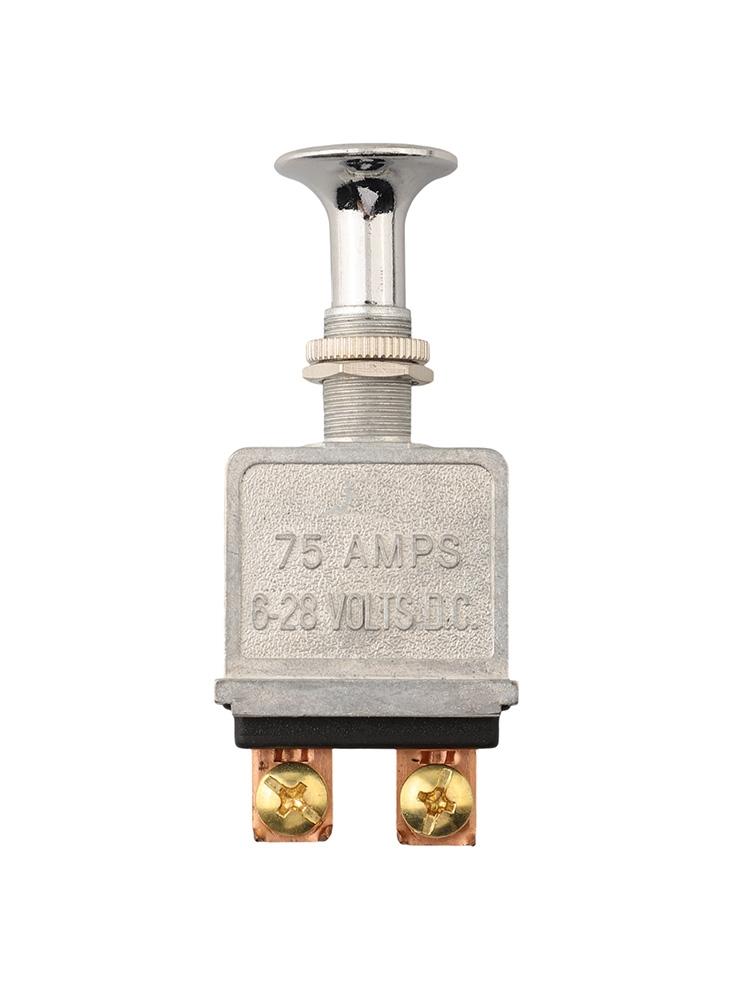 12 Volt SPST Switch 75A On-Off Switch Heavy Duty Push Pull Switch