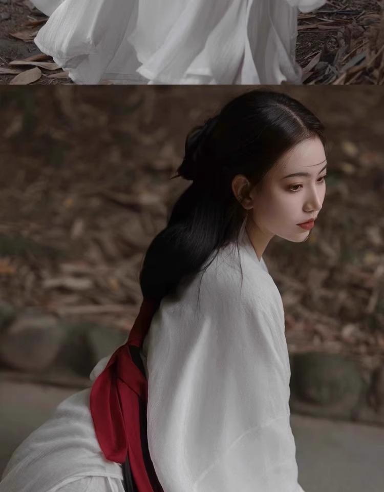 2026 Original Wei Jin Hanfu: Elegantes Damenkleid für Frühling/Sommer mit weiten Ärmeln und Fee-Aura