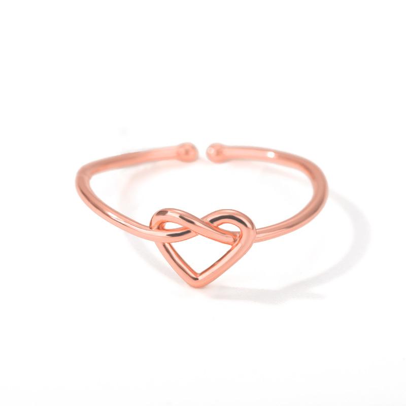 Gold Couple'S Heart-Shaped Ring,Luxurious Wedding Jewelry, Stylish, Durable, And Versatile. A Perfect Gift For Your Partner As A Commemorative Jewelry