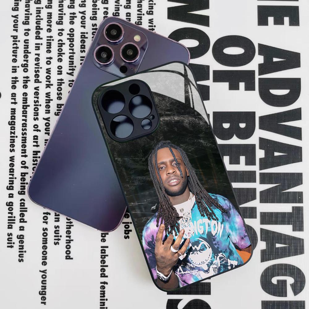 Chief Keef American Rapper Phone Case for Iphone 17 16 15 14 12 11 13 Pro Max Mini X Air Puls Black Glass Cover