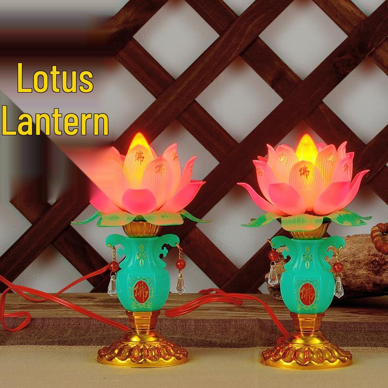 Guanyin Bodhisattva Ceramic Lotus Statue - Chinese Style Home Ornament