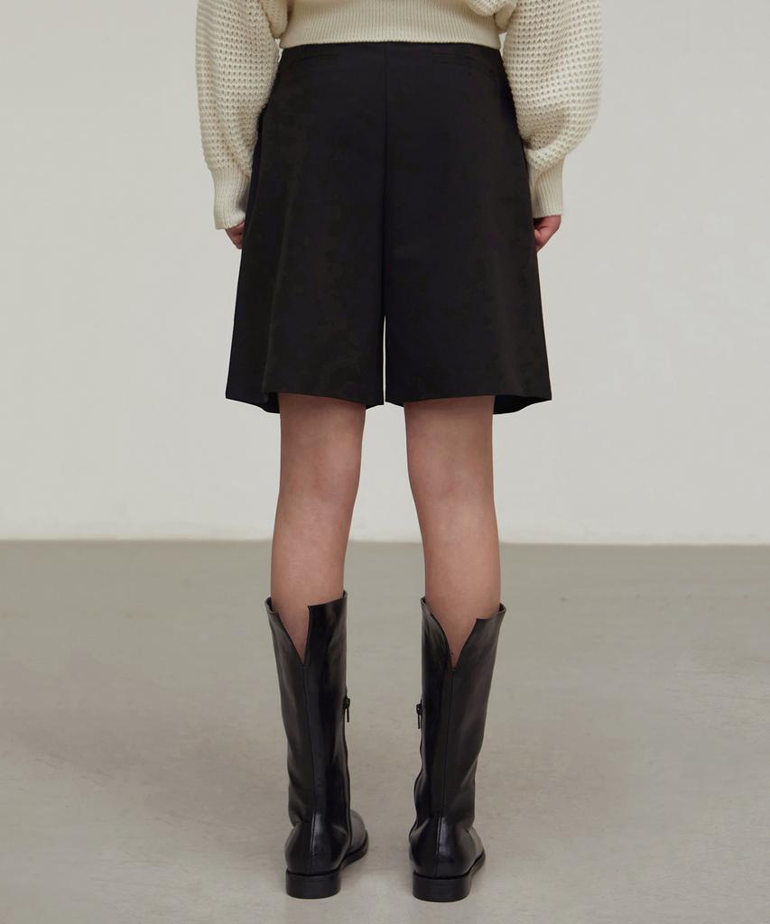 Nigaennikol Two Pintuck Bermuda Pants_5 Color (A Type)