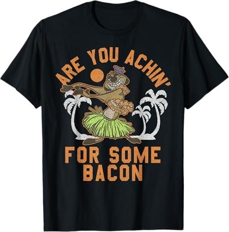 The Lion King Timon Achin For Some Bacon Black TShirt S