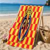 Club Vill-arreal Crest Design Beach Towel Microfiber Beach Towel, Lightweight and Quick-Dry, for Summer Travel, Swimming Pool Fan Birthday Gift