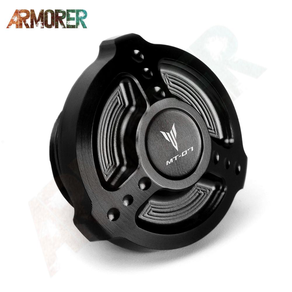 MT 07 Motorcycle Crankcase Cap Engine Oil Filler Screw Cover Plug Accessories For YAMAHA MT07 MT-07 2014 -