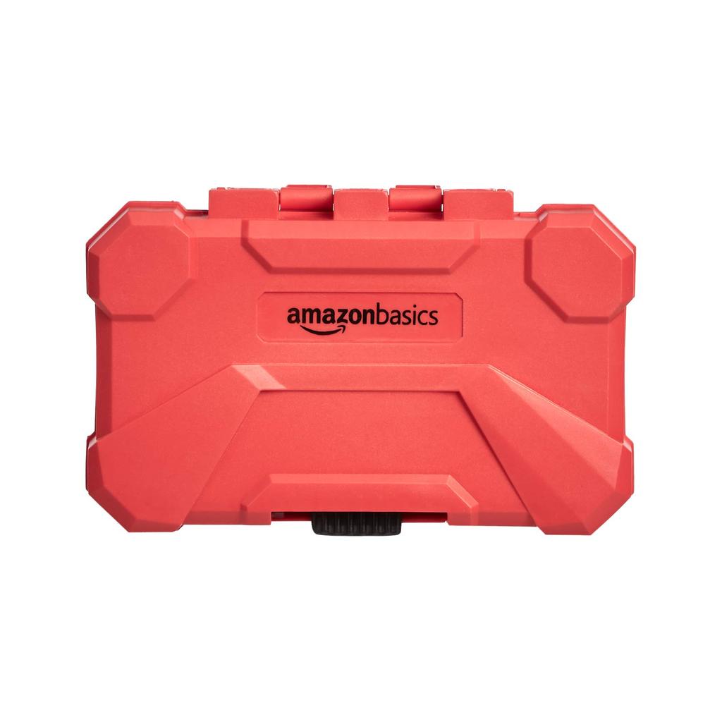 Amazon Basic Impact Driver Bit One 42 Pieces Set, Phillips, Torx, Slotted, Size,