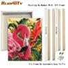 RUOPOTY Acrylic Painting By Numbers Flamingo Animals Paint On Canvas Coloring By Numbers Gift Home Decor Wall Room