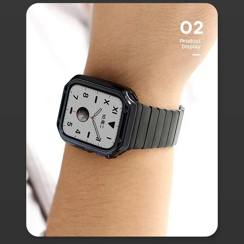 Dropshipping Protective TPU Cover Case for Iwatch Series 9 8 7 6 5 SE Ultra Screen Protector for Apple Watch Case 49mm 45mm 44mm