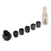 Compound Bow Peephole Set with Cap 37 Degree Replaceable Inner Core Peep Sight Set