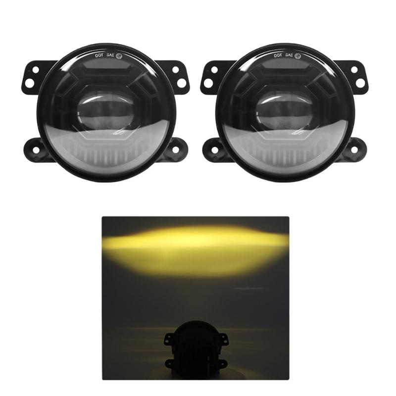 Powerful LED Fog Lamp For Rough Terrain Use 12V 24V Power Simple Mounting