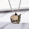 Demon Slayer Anime Series Beaded Necklace Etsy Bead Collarbone Chain Creative Cartoon Bead Pendant Stylish Versatile Necklace